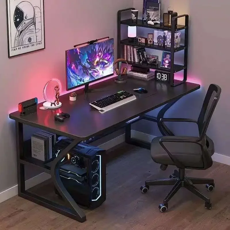 Desk Setup White - Consola minimalista Q, escritorios para ordenador,
