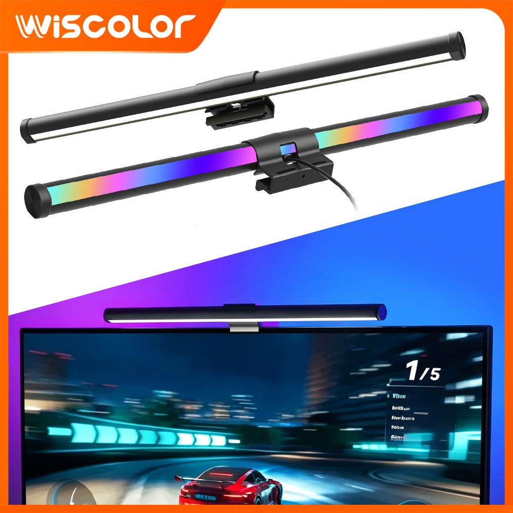 Desk Setup No Monitor - Barra de luz LED para monitor