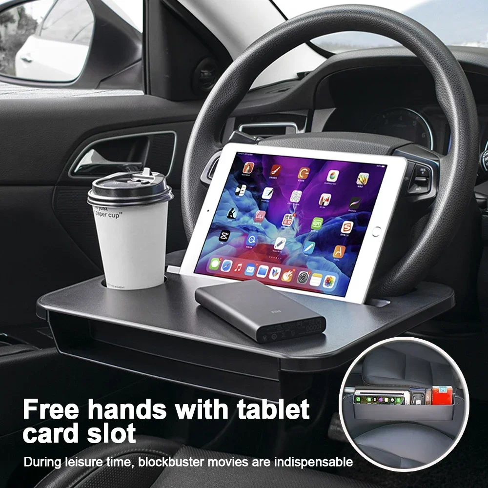 Desk Setup For Laptop - Bandeja Multiusos para Coche, Soporte para