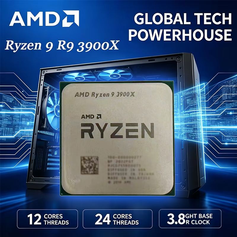 Amd Cpu Ryzen 9 - Procesador AMD Ryzen 9 R9 3900X