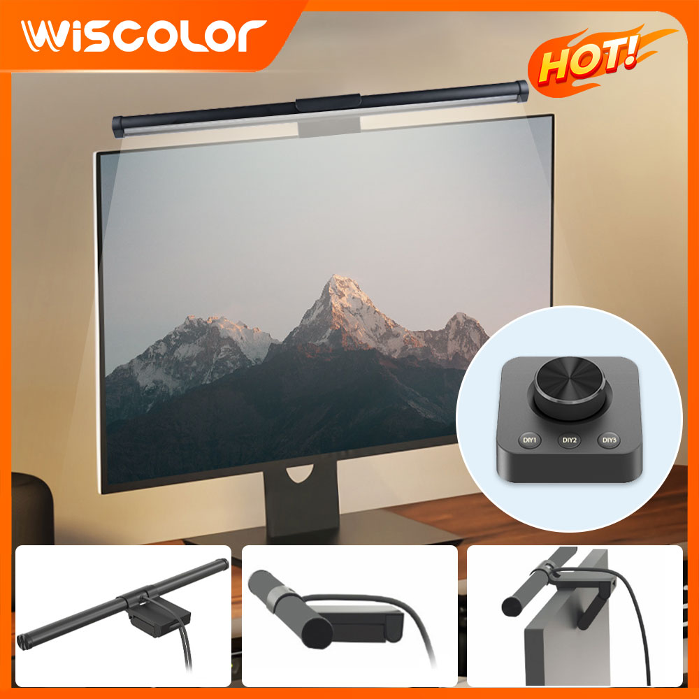 Desk Setup No Monitor - Barra de Luz RGB para Monitor,