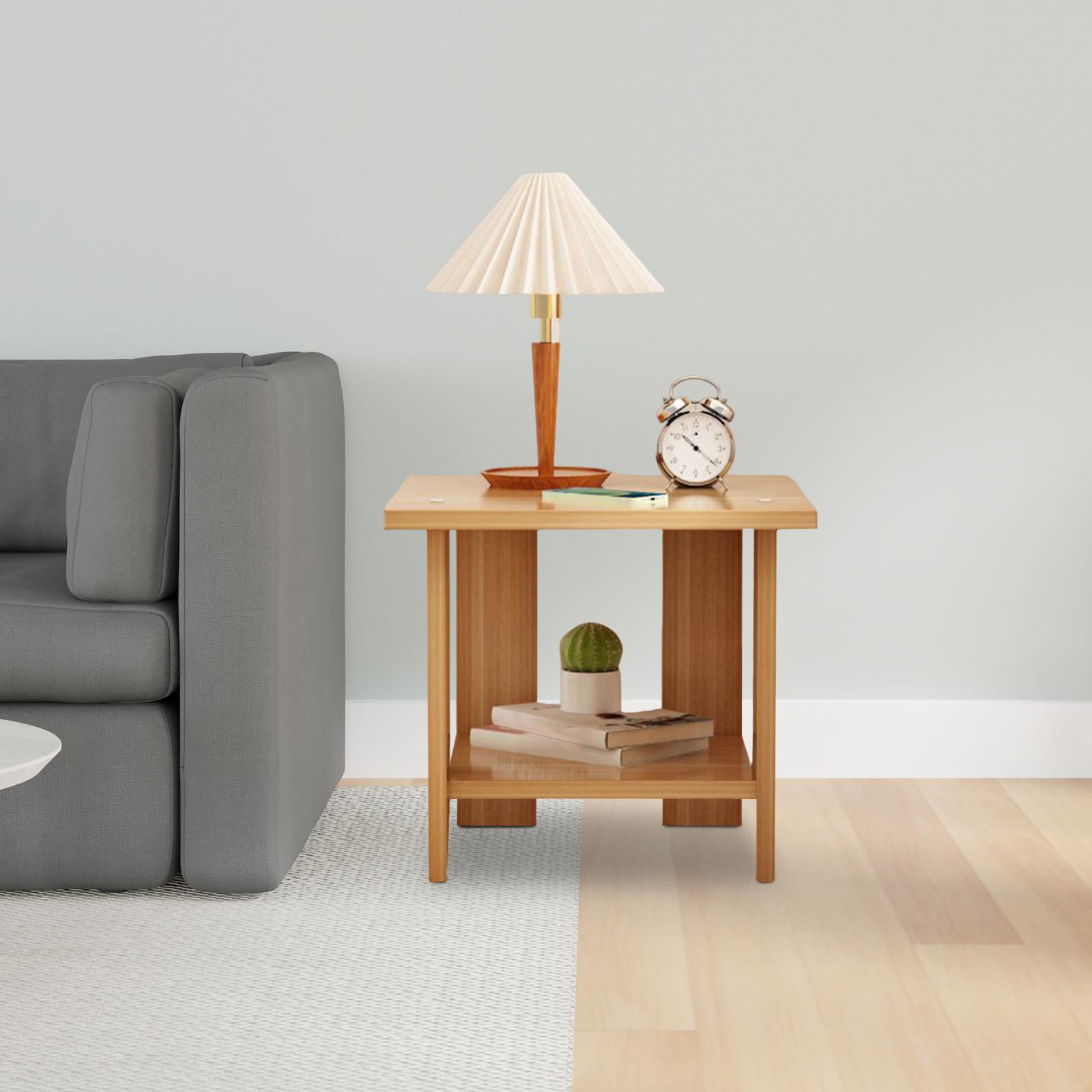 Desk Setup For Laptop - Mesa auxiliar de madera de doble