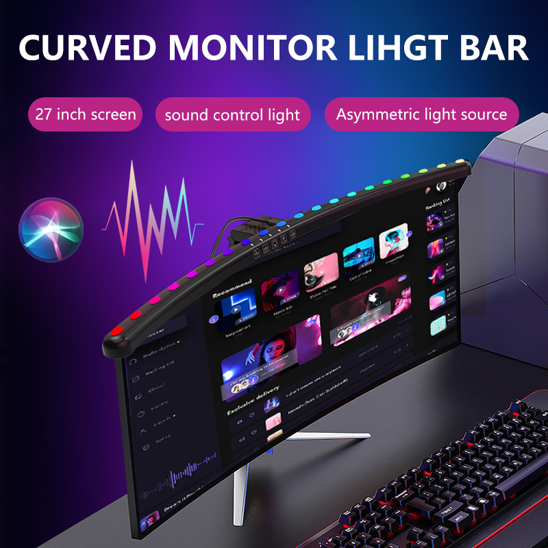 Barra de Luz RGB para Monitor, - Desk Setup No Monitor reseña y precio