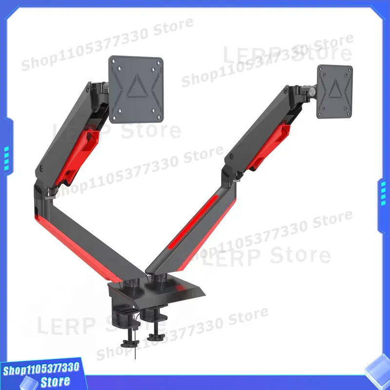 Soporte de Escritorio con Braz - Desk Setup Dual Monitor reseña y precio