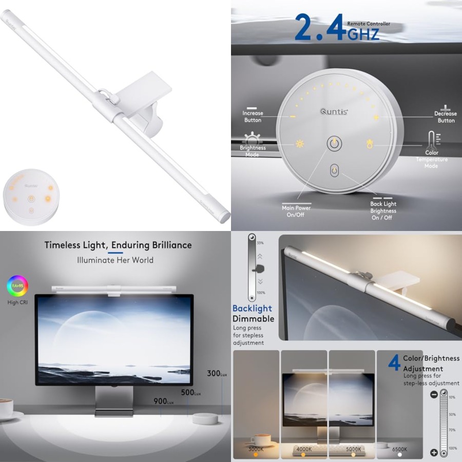 Barra de Luz para Monitor con  - Desk Setup Computer reseña y precio