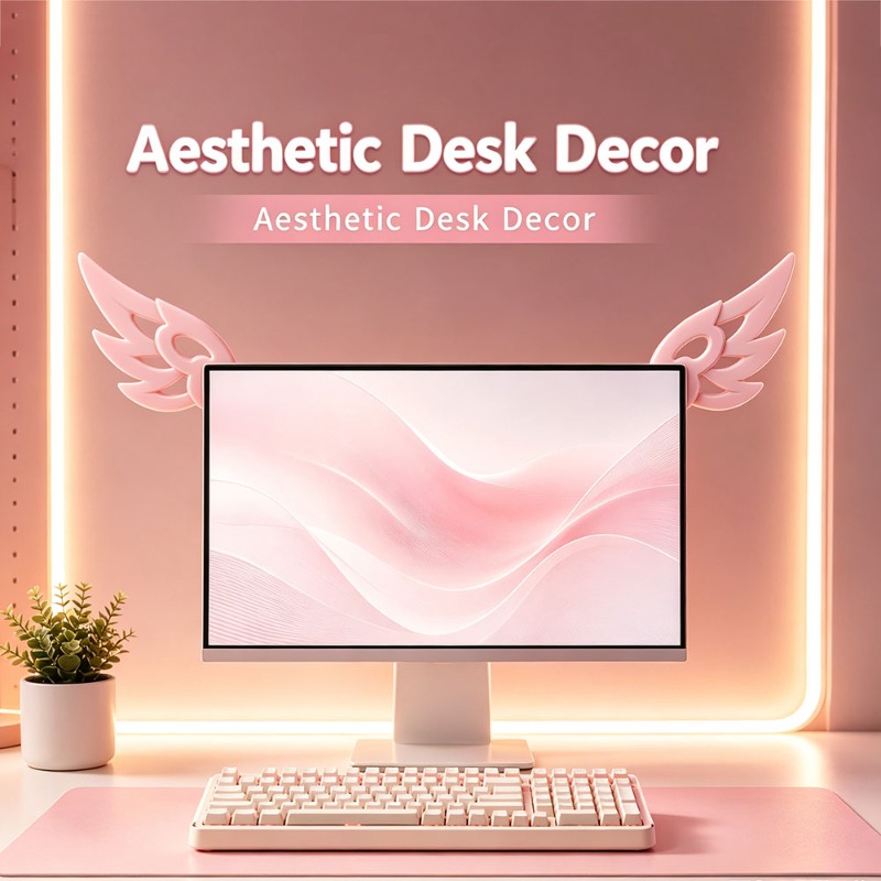 Decoración de Alas 3D Kawaii p - Desk Setup No Monitor reseña y precio