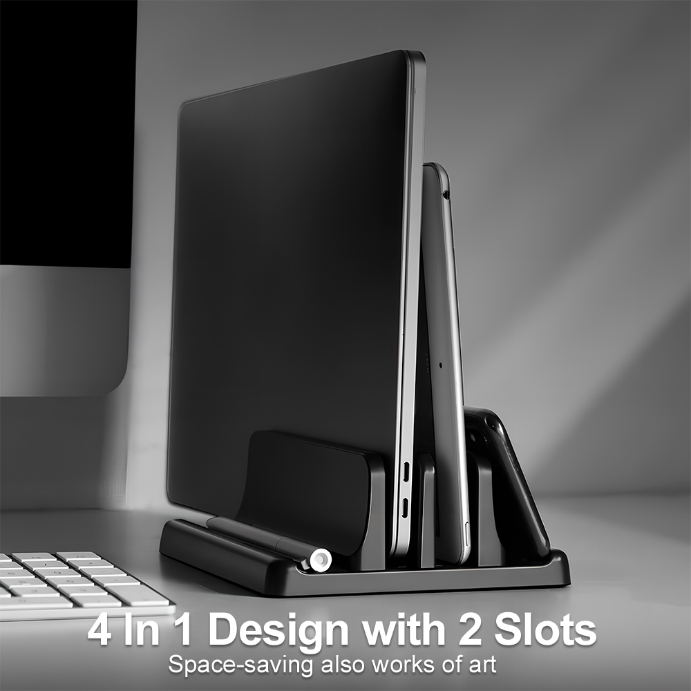 Soporte Vertical para Laptop,  - Desk Setup Essentials reseña y precio