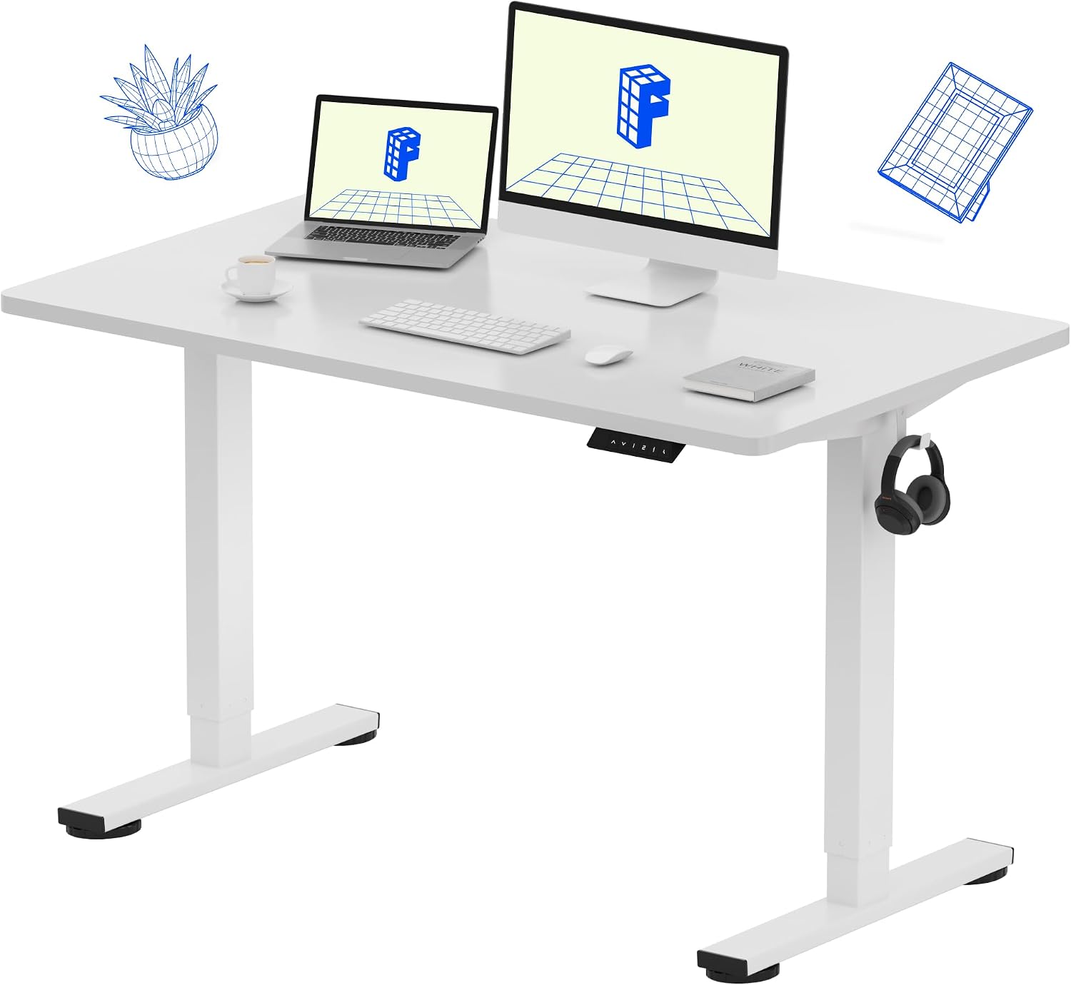 FLEXISPOT EN1 Escritorio de Pi - Desk Setup Dual Monitor reseña y precio