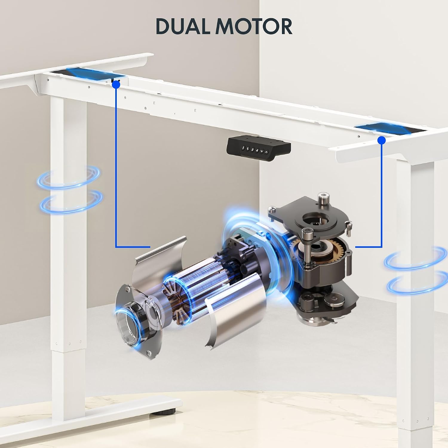 Escritorio Eléctrico de Altura - Desk Setup Dual Monitor reseña y precio