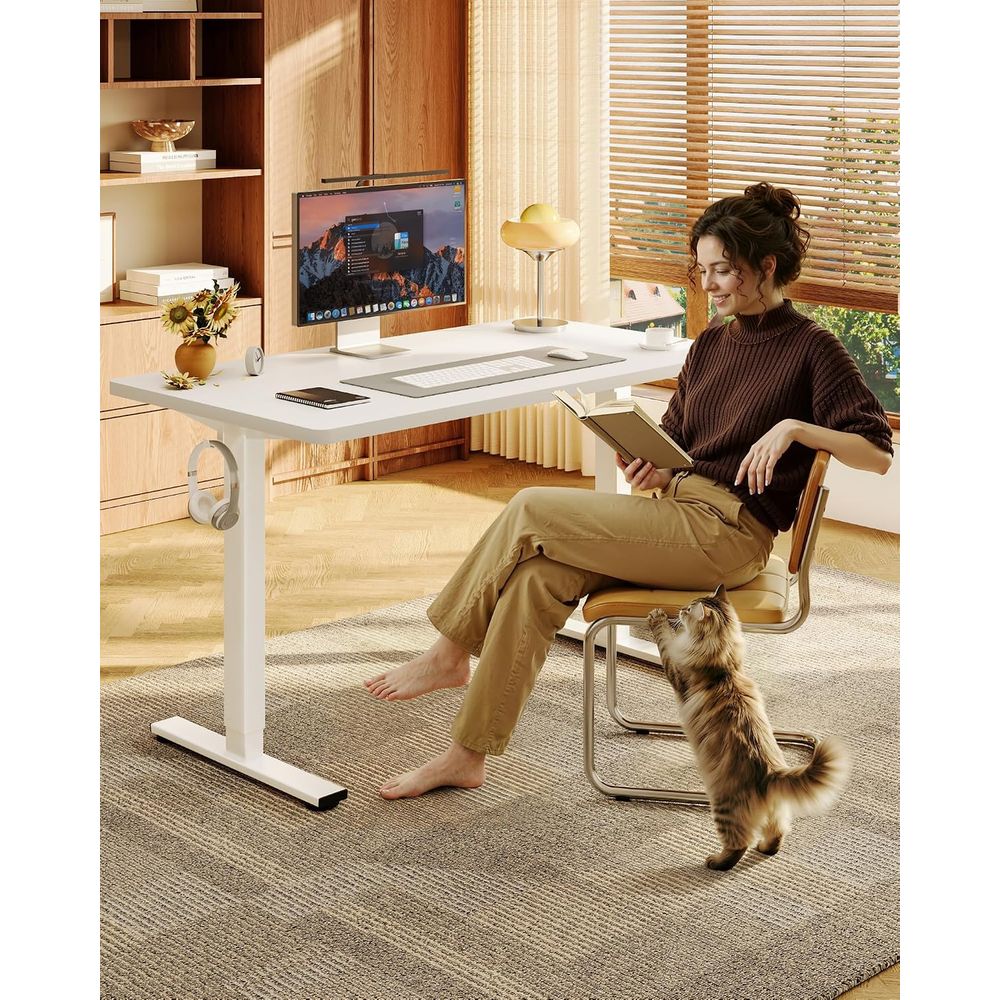EN1 Escritorio de pie de una p - Desk Setup Dual Monitor reseña y precio