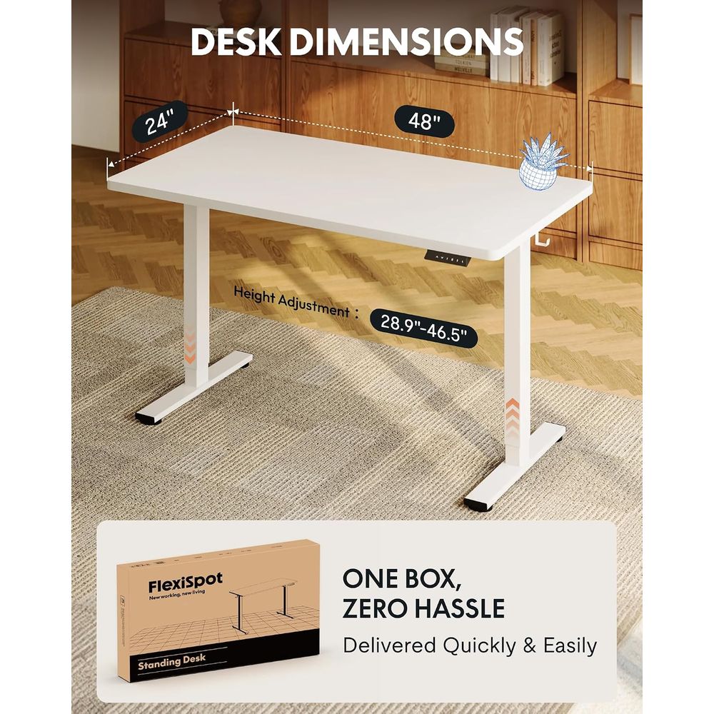 EN1 Escritorio de pie de una p - Desk Setup Dual Monitor reseña y precio