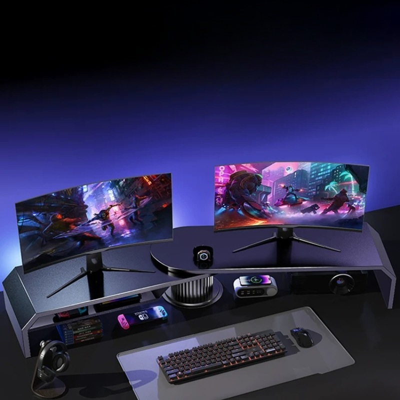 Soporte de Monitor Doble para  - Desk Setup Dual Monitor reseña y precio