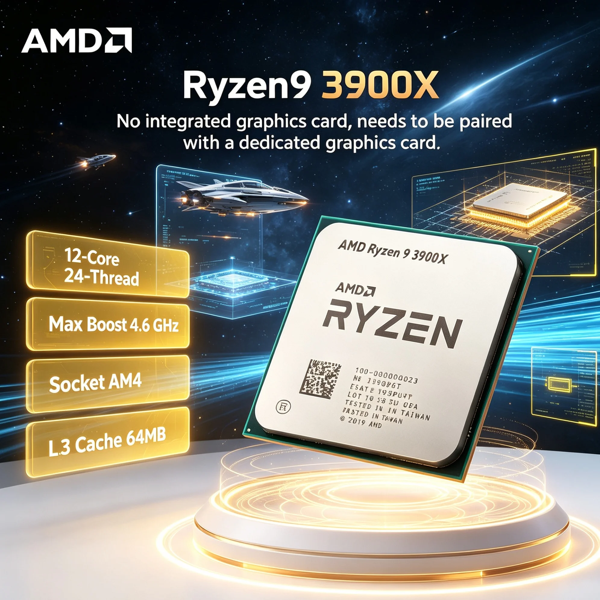 Procesador AMD Ryzen 9 3900X,  - Amd Cpu Ryzen 9 reseña y precio
