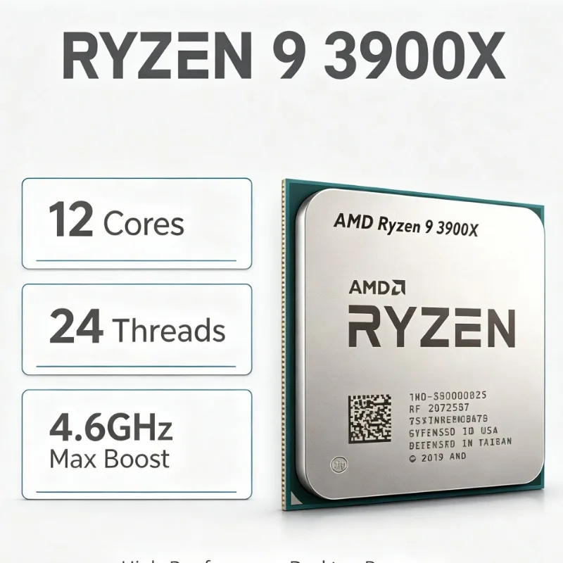 Procesador AMD Ryzen 9 3900X,  - Amd Cpu Ryzen 9 reseña y precio