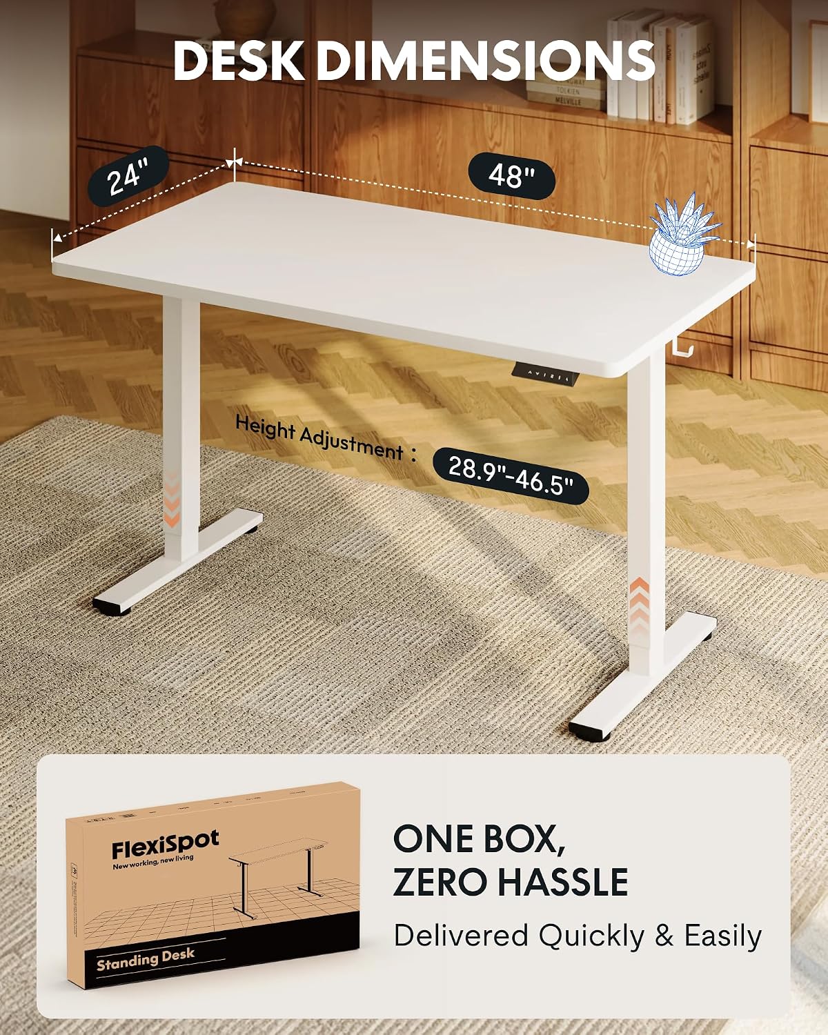 Escritorio Elevable de 48 Pulg - Desk Setup Dual Monitor reseña y precio