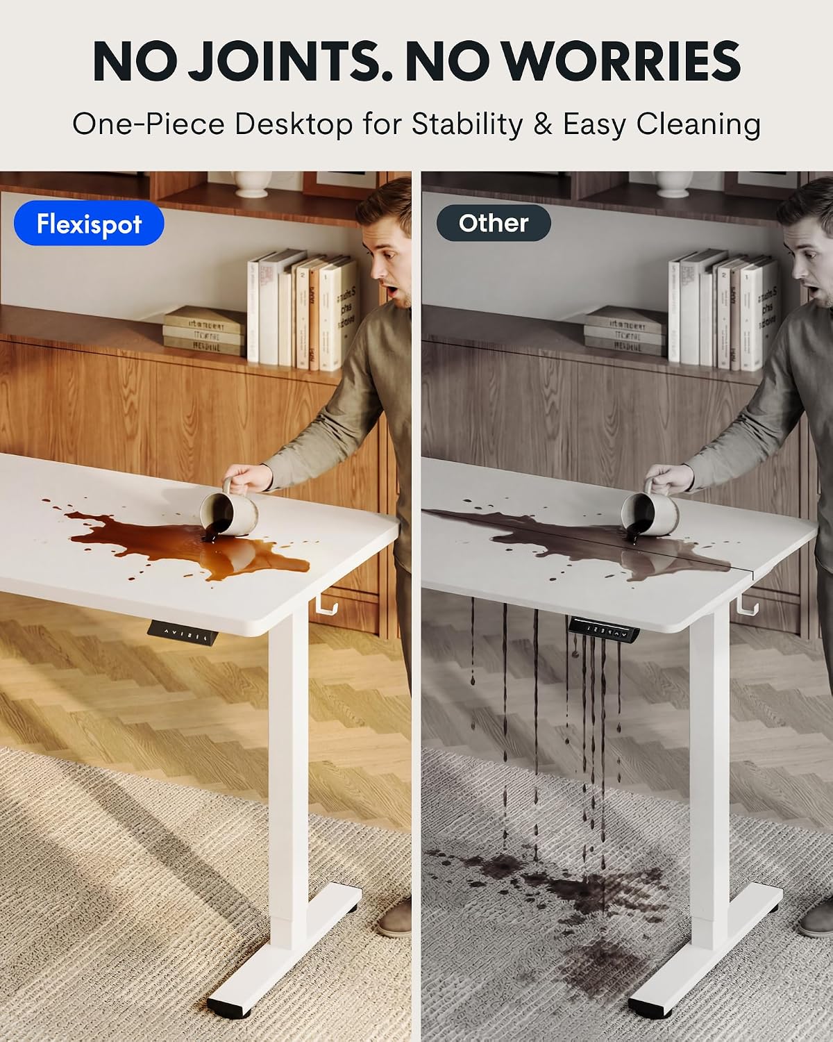 Escritorio Elevable de 48 Pulg - Desk Setup Dual Monitor reseña y precio