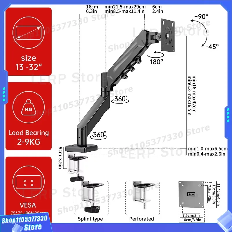 Soporte para Dos Monitores de  - Desk Setup Dual Monitor reseña y precio