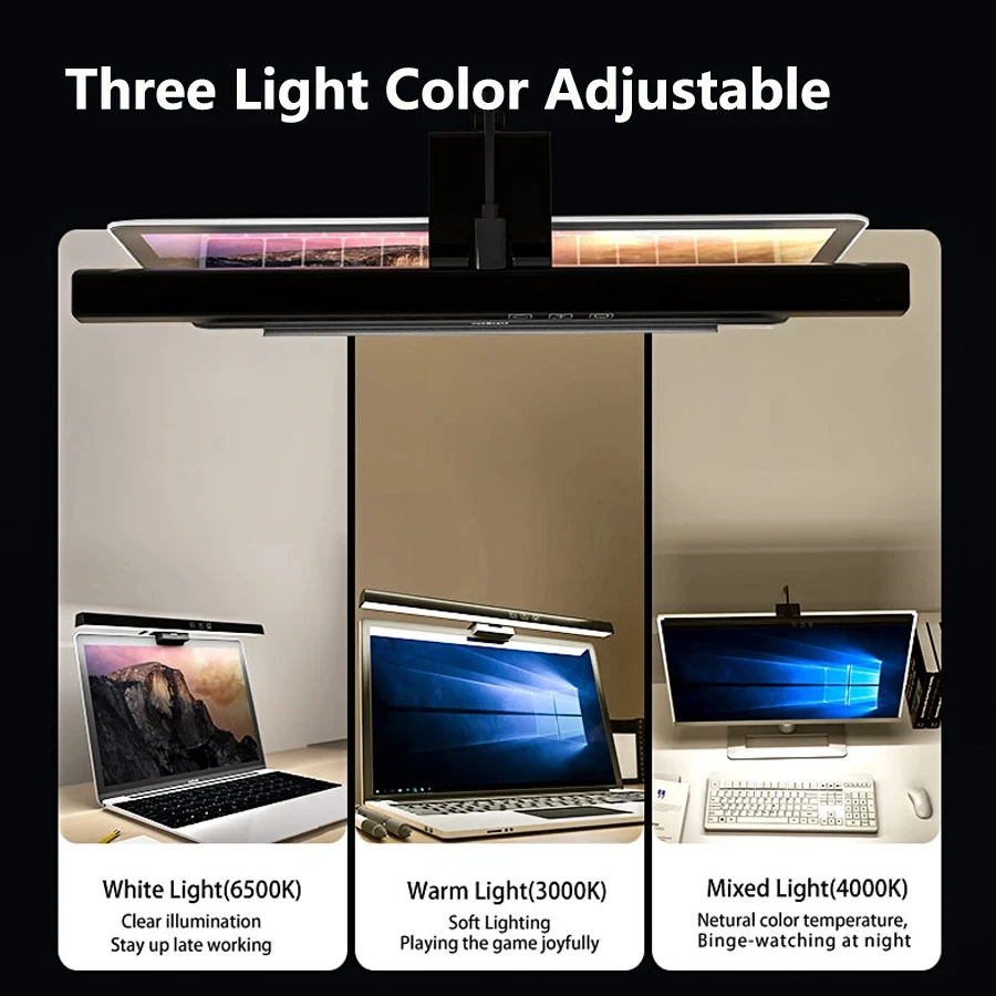 Lámpara LED de 33cm/50cm para  - Desk Setup No Monitor reseña y precio