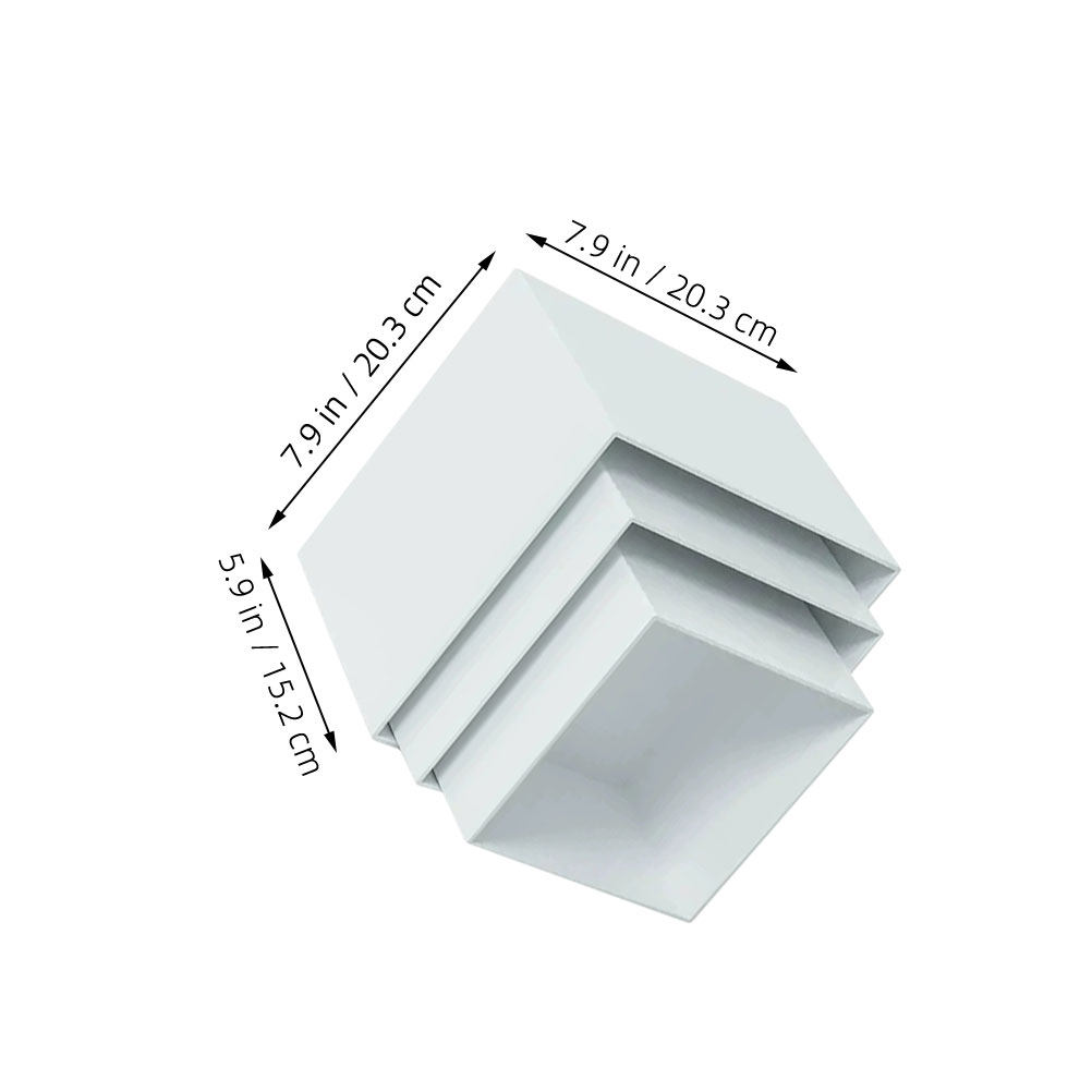 6 Soportes de exhibición de pl - Desk Setup White reseña y precio